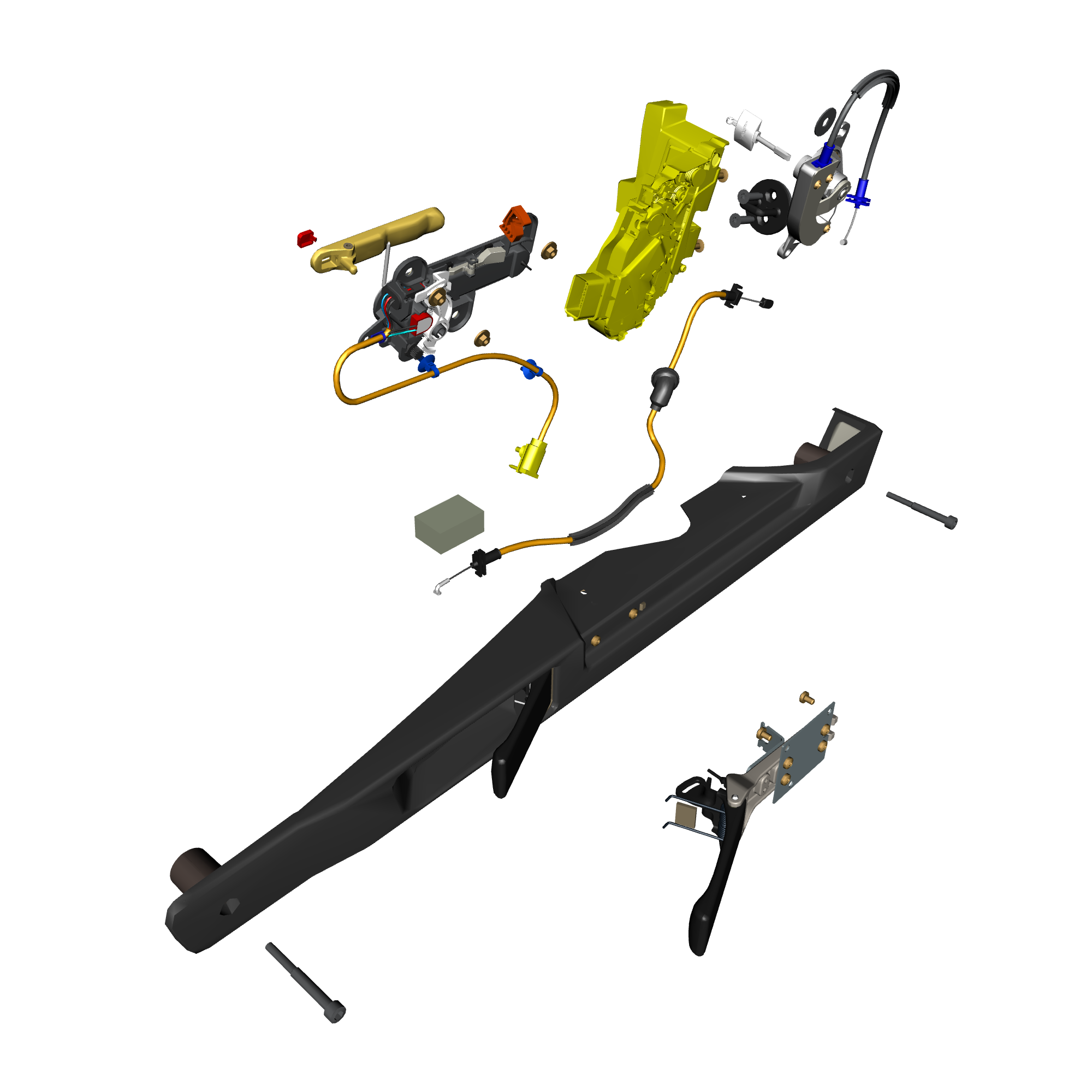 car: VANTAGE V12S,item_no: nan,quantity: 1,reference: VANTAGE_V12S_PartsCatalogue-011404-B1 Door Latch System