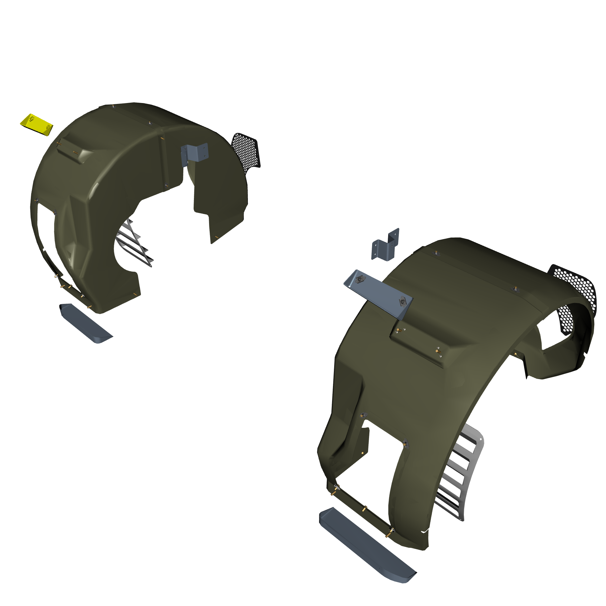 car: VULCAN,item_no: nan,quantity: 1,reference: VULCAN_PartsCatalogue-010805-01 Rear Wheelarch Liners