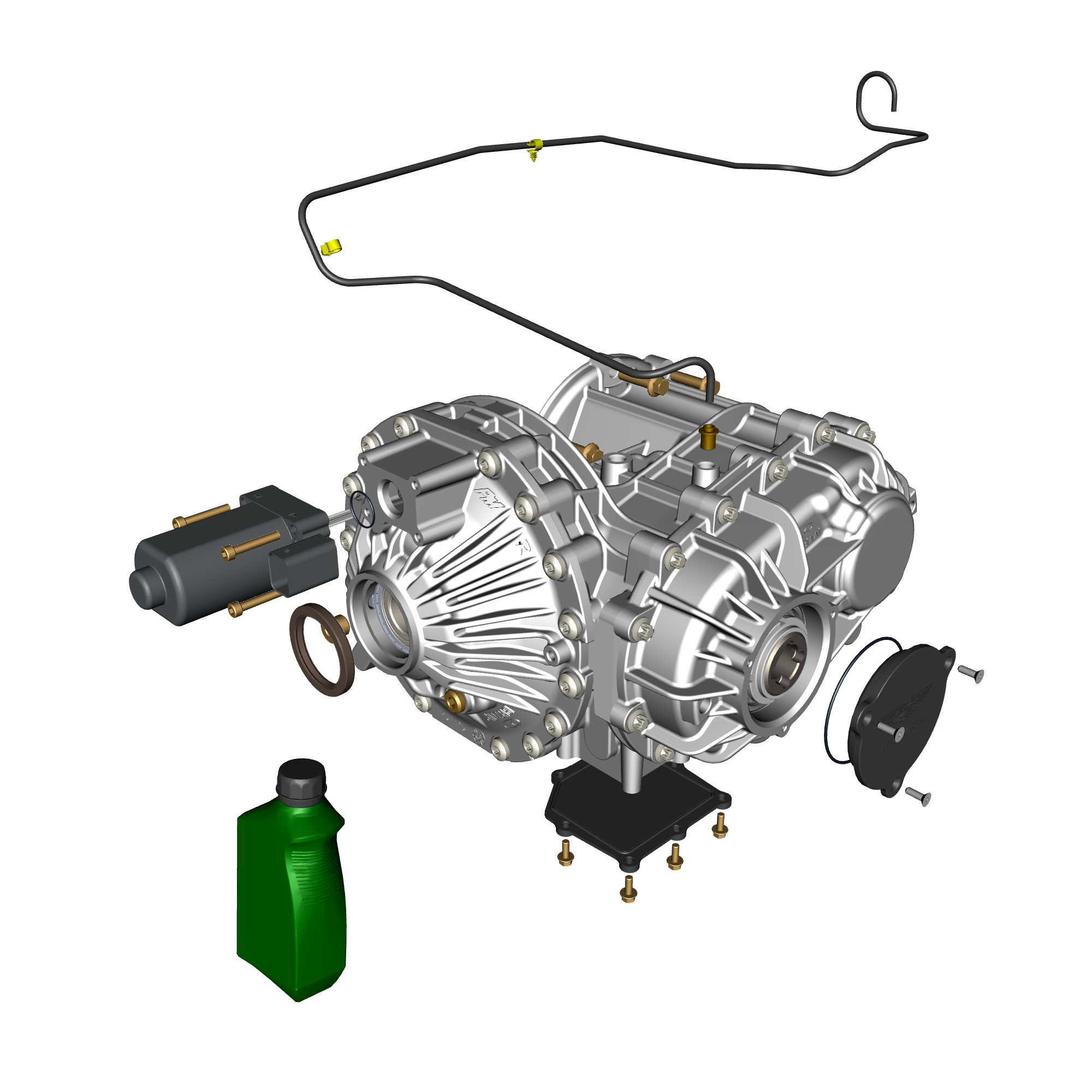 car: VANQUISH,item_no: nan,quantity: 2,reference: VANQUISH_25_PartsCatalogue-070110 Differential Assembly