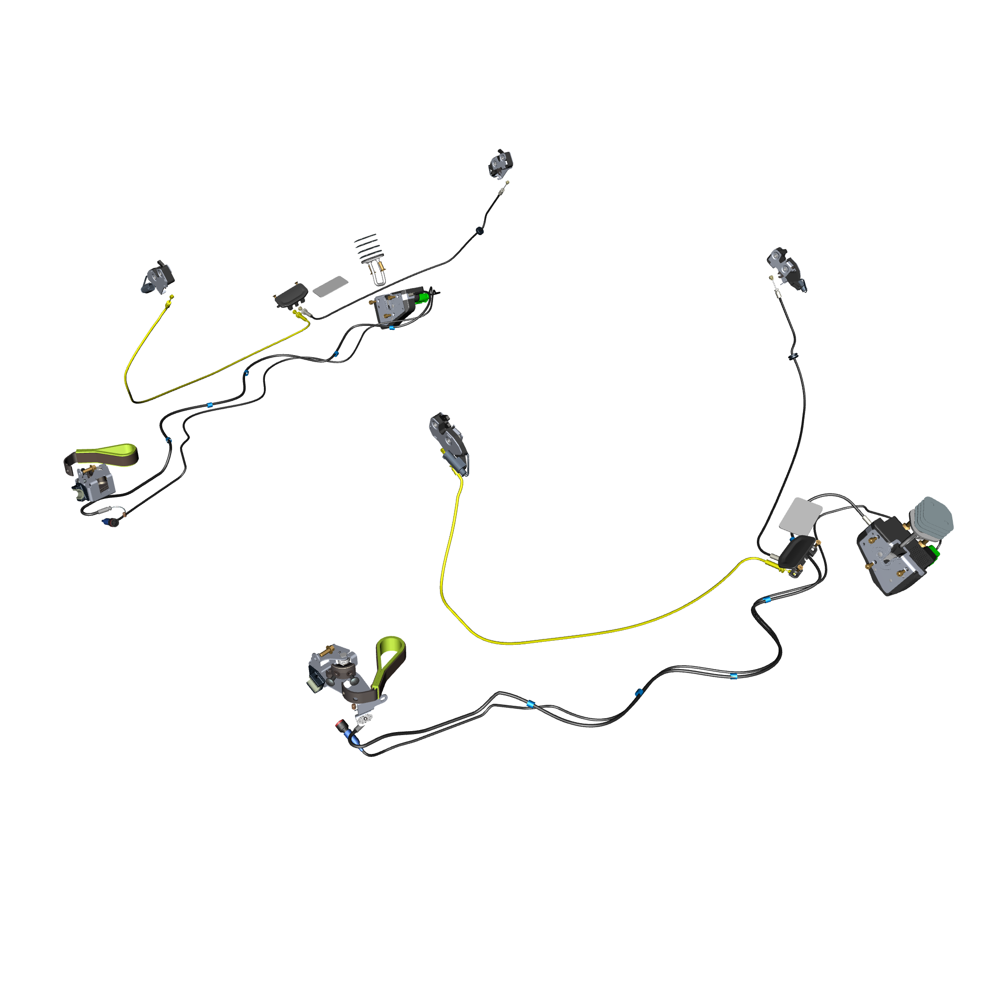 car: VALKYRIE,item_no: nan,quantity: 2,reference: VALKYRIE_PartsCatalogue-011412-20 Door Latch System - Spider