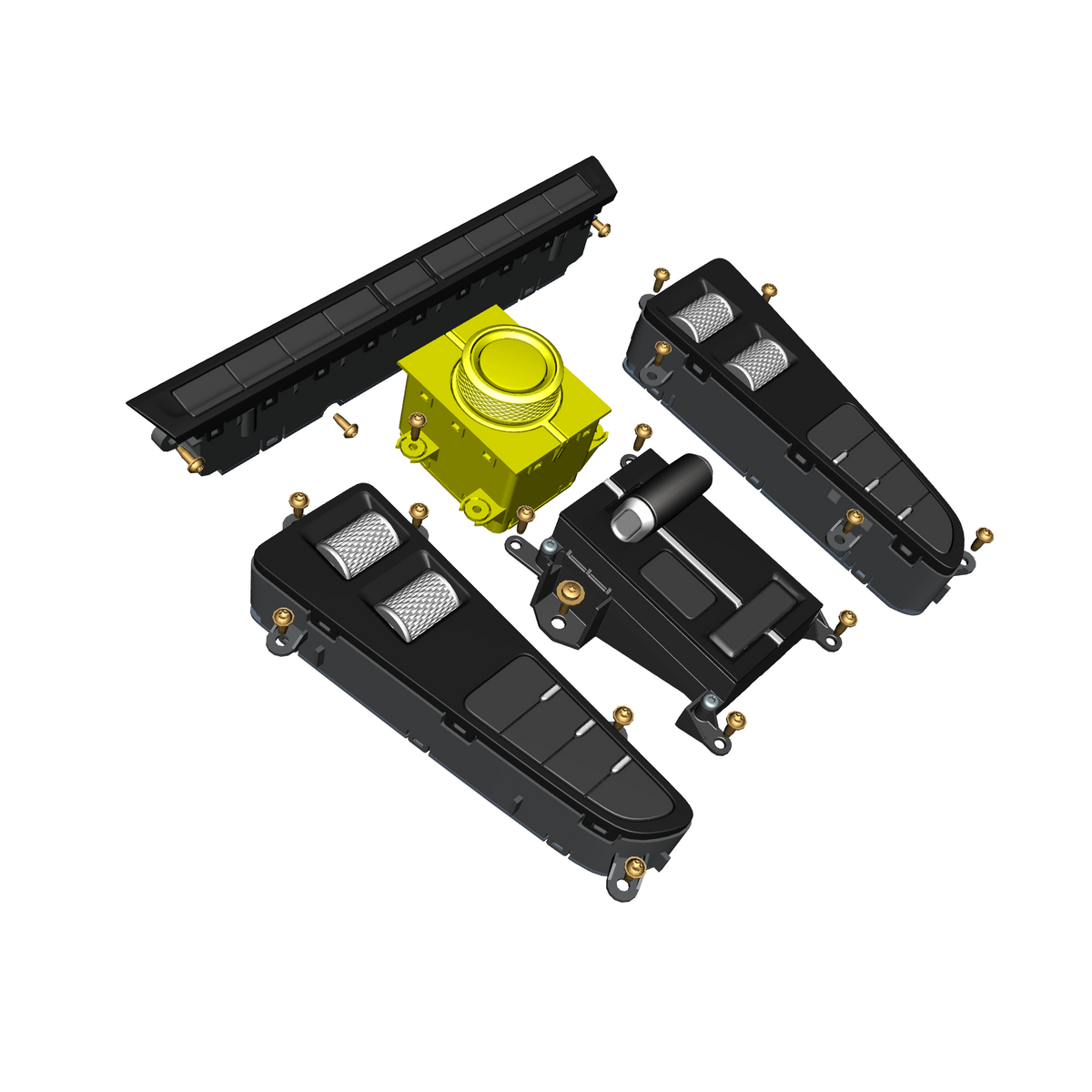 car: DBX,item_no: nan,quantity: 1,reference: DBX_PartsCatalogue-640104-10 Console Switches