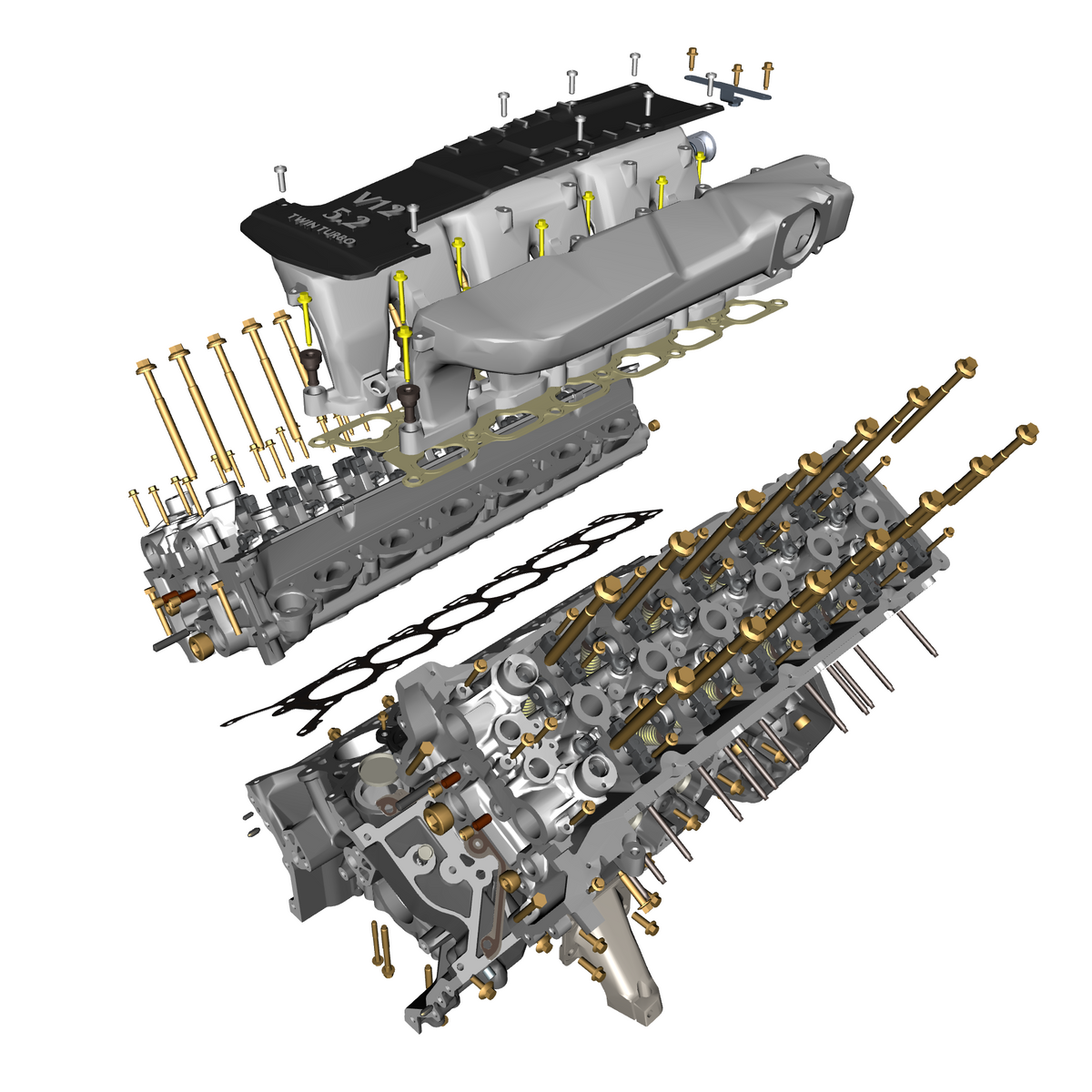 car:VANTAGE,item_no:,quantity:14.0,reference:VANTAGE_19_PartsCatalogue-032103-10 Engine Structure
