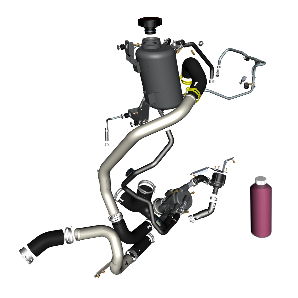 car: VALKYRIE,item_no: nan,quantity: 2,reference: VALKYRIE_PartsCatalogue-030304-00 Reservoir and Hoses