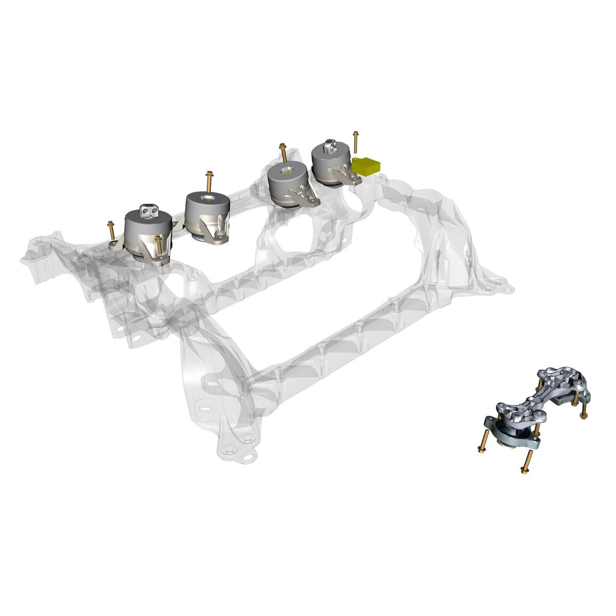 car: DBX,item_no: nan,quantity: 1,reference: DBX_PartsCatalogue-400200 Engine & Transmission Mounting