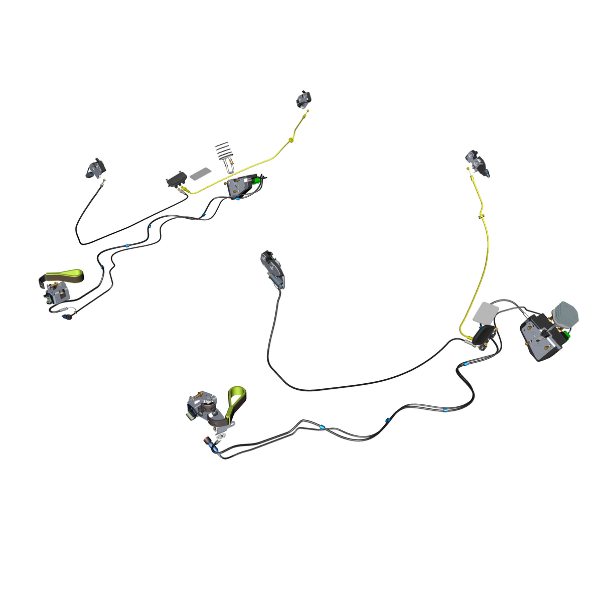 car: VALKYRIE,item_no: nan,quantity: 2,reference: VALKYRIE_PartsCatalogue-011412-20 Door Latch System - Spider