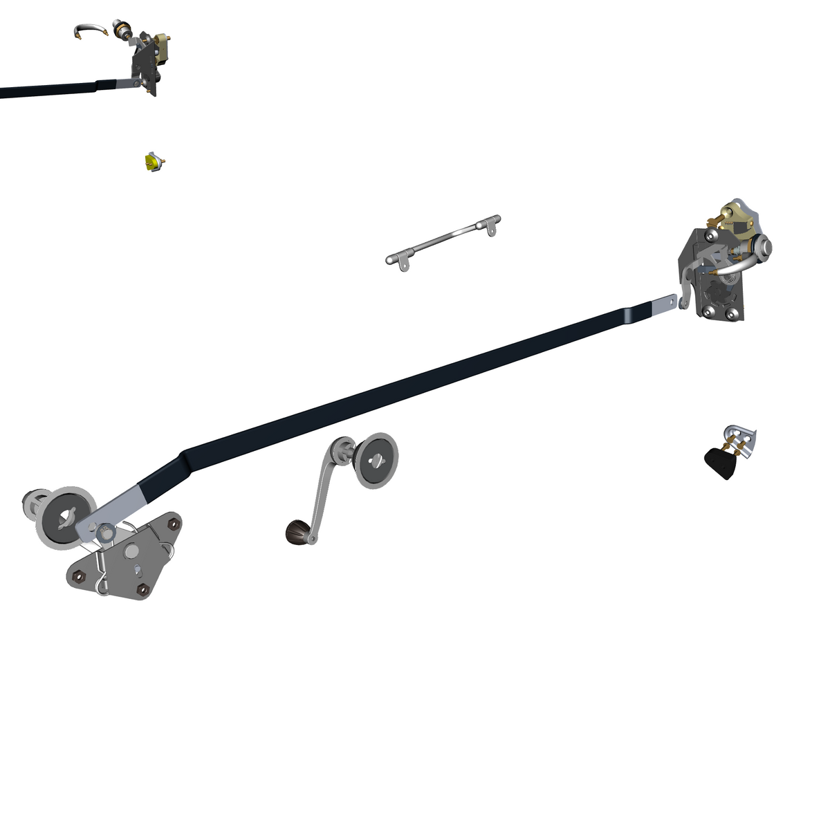 car:db4 gtz,item_no:,quantity:1,reference:db4gtz_partscatalogue-011403-10 door latch system