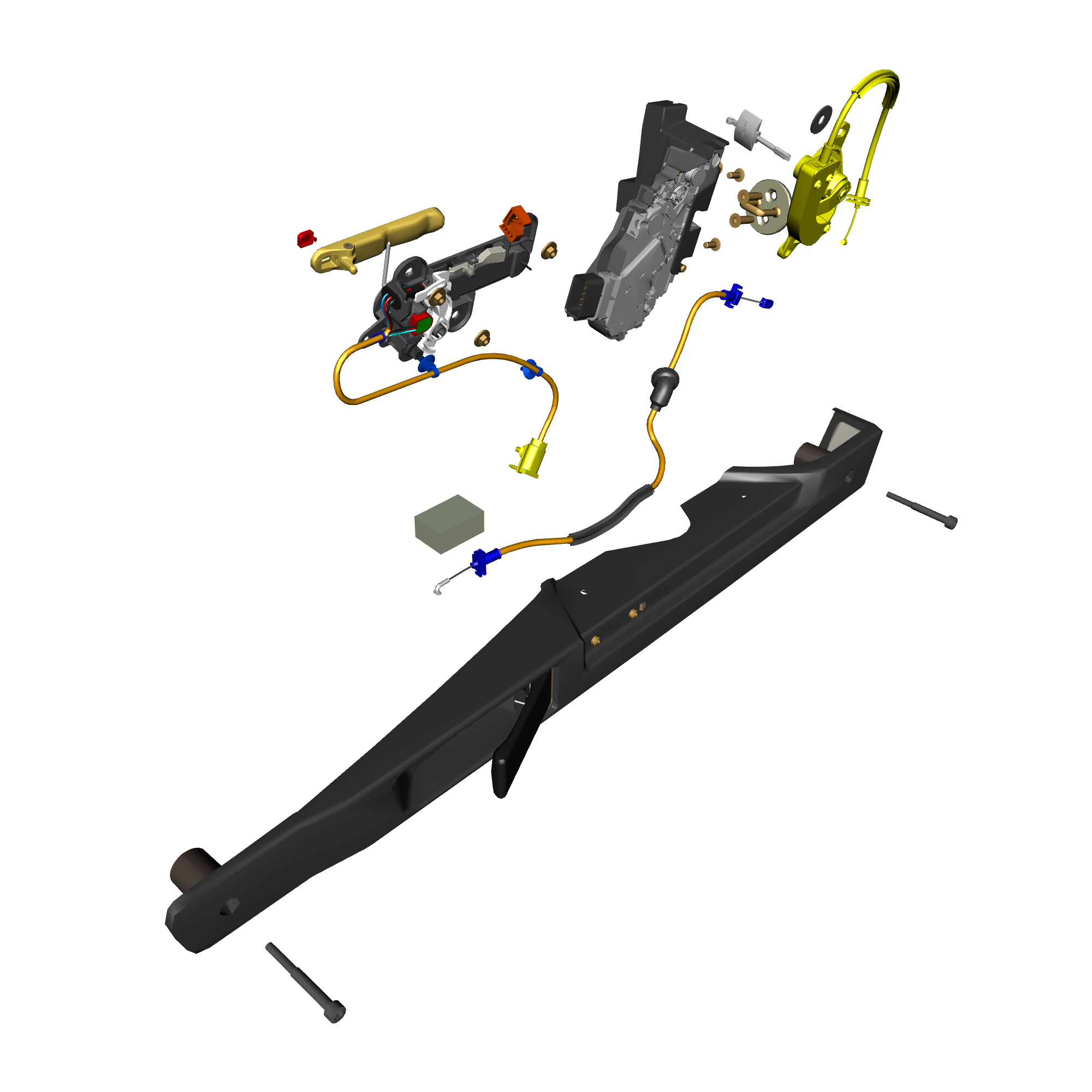 car:VANTAGE V12S,item_no:,quantity:1,reference:VANTAGE_V12S_PartsCatalogue-011404-B1 Door Latch System