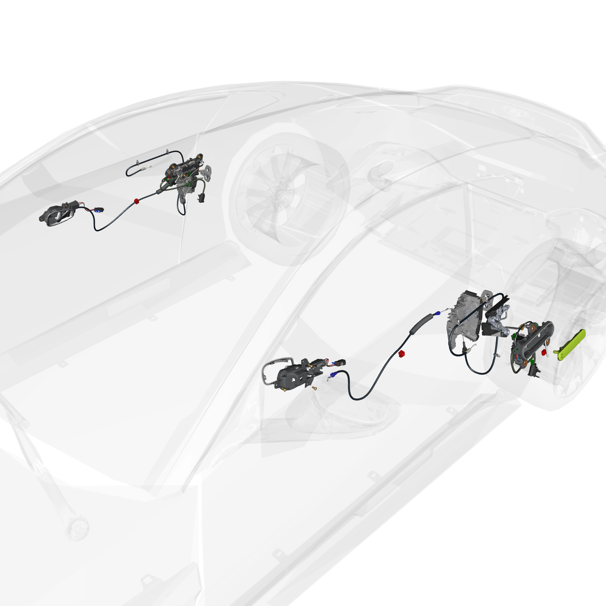 car:VANTAGE,item_no:,quantity:2.0,reference:VANTAGE_19_PartsCatalogue-011404-10 Door Latch System
