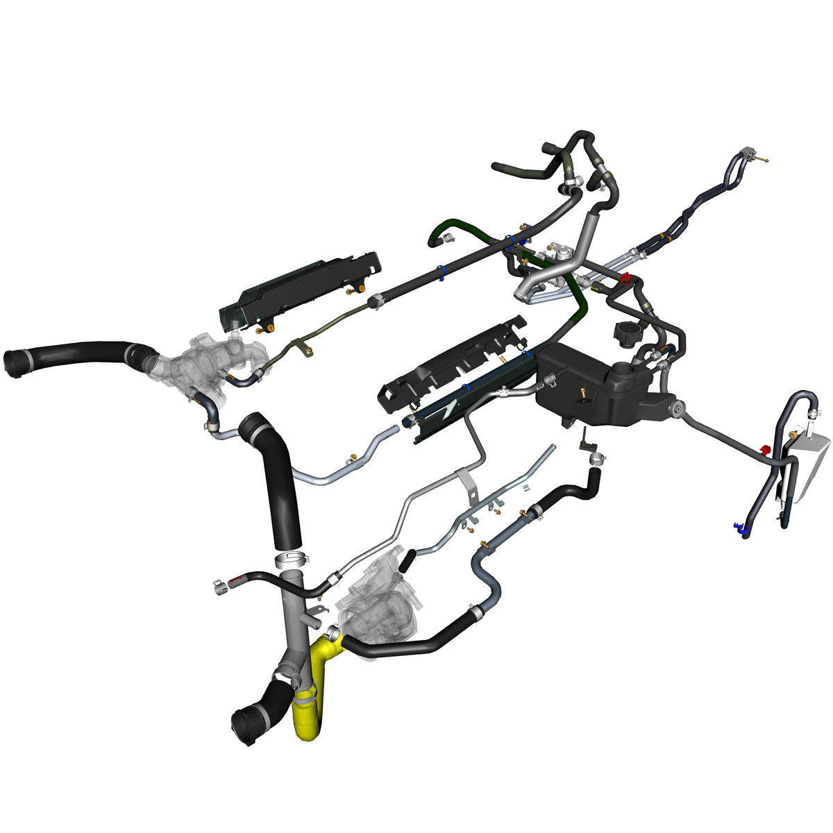 car:taraf,item_no:,quantity:1,reference:taraf_partscatalogue-030300-01 coolant hoses & reservoir