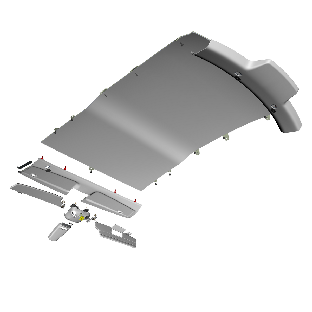 car: TARAF,item_no: nan,quantity: 1,reference: TARAF_PartsCatalogue-010503-01 Headliner Assembly