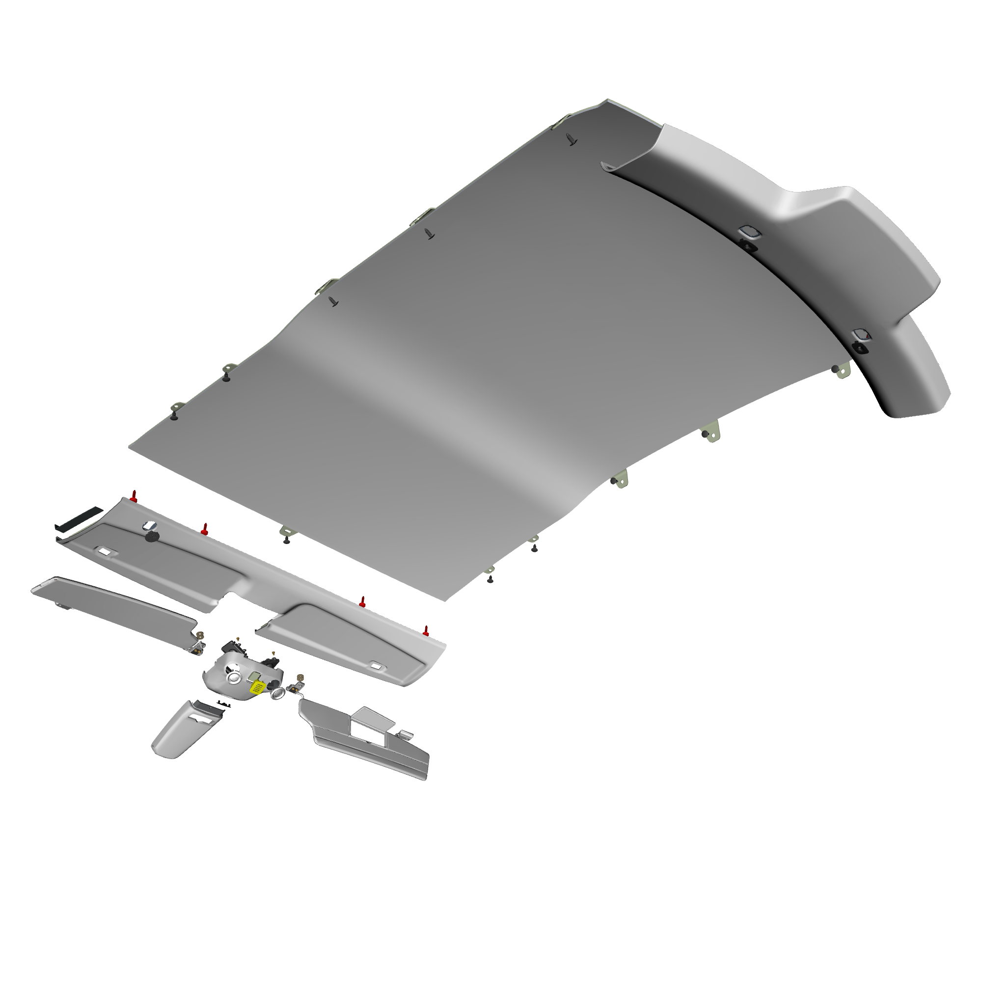 car: TARAF,item_no: nan,quantity: 1,reference: TARAF_PartsCatalogue-010503-01 Headliner Assembly