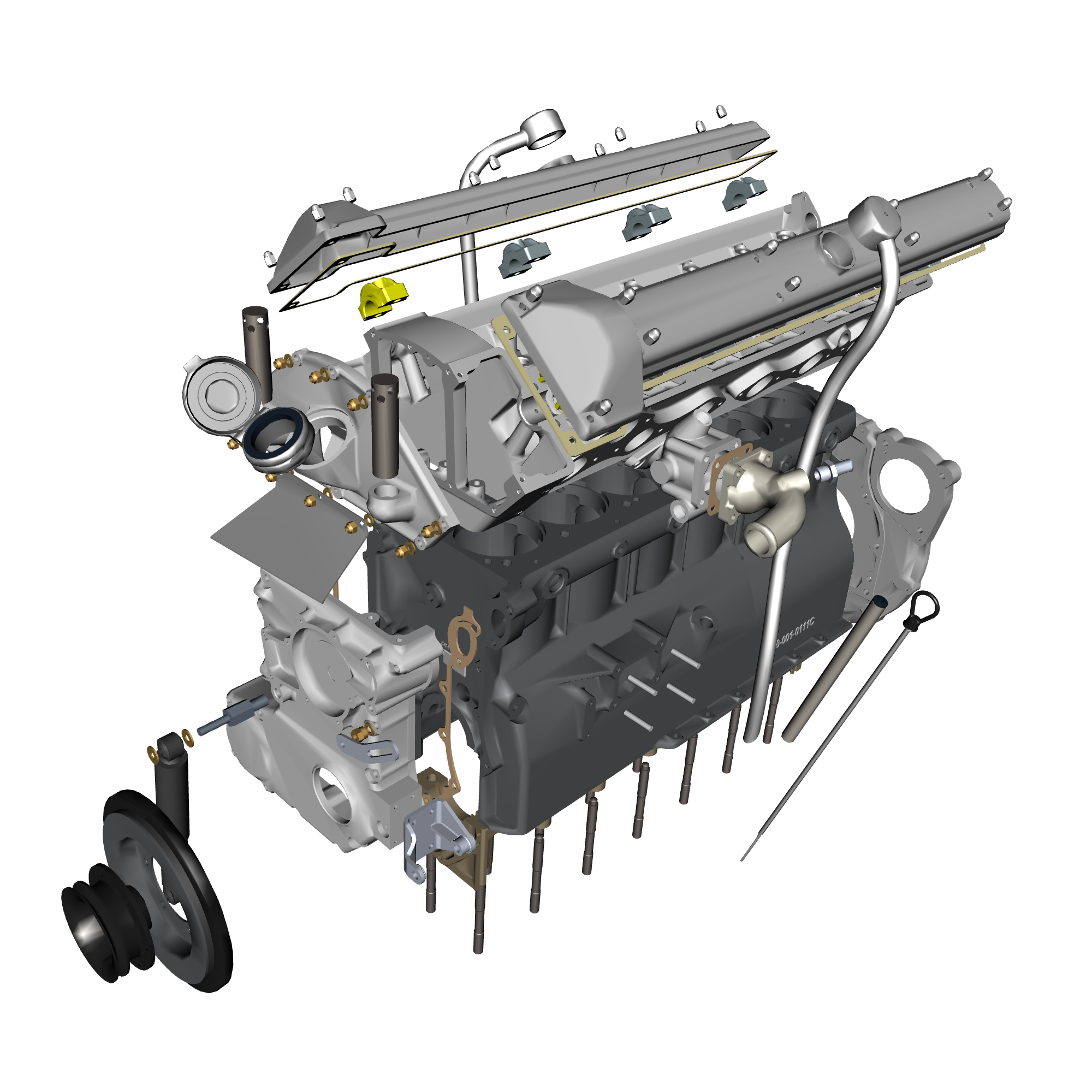 car:db5 gf,item_no:,quantity:2,reference:db5gf_partscatalogue-031600-10 engine structure