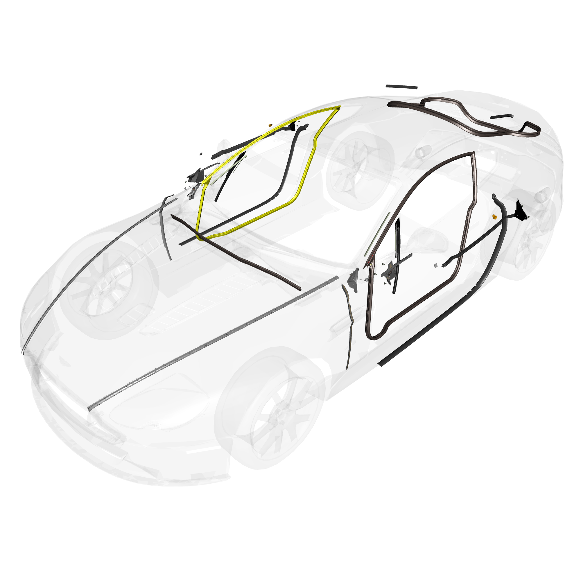 car:VANTAGE V12S,item_no:,quantity:1,reference:VANTAGE_V12S_PartsCatalogue-010702-B1 Dynamic Weatherstrips