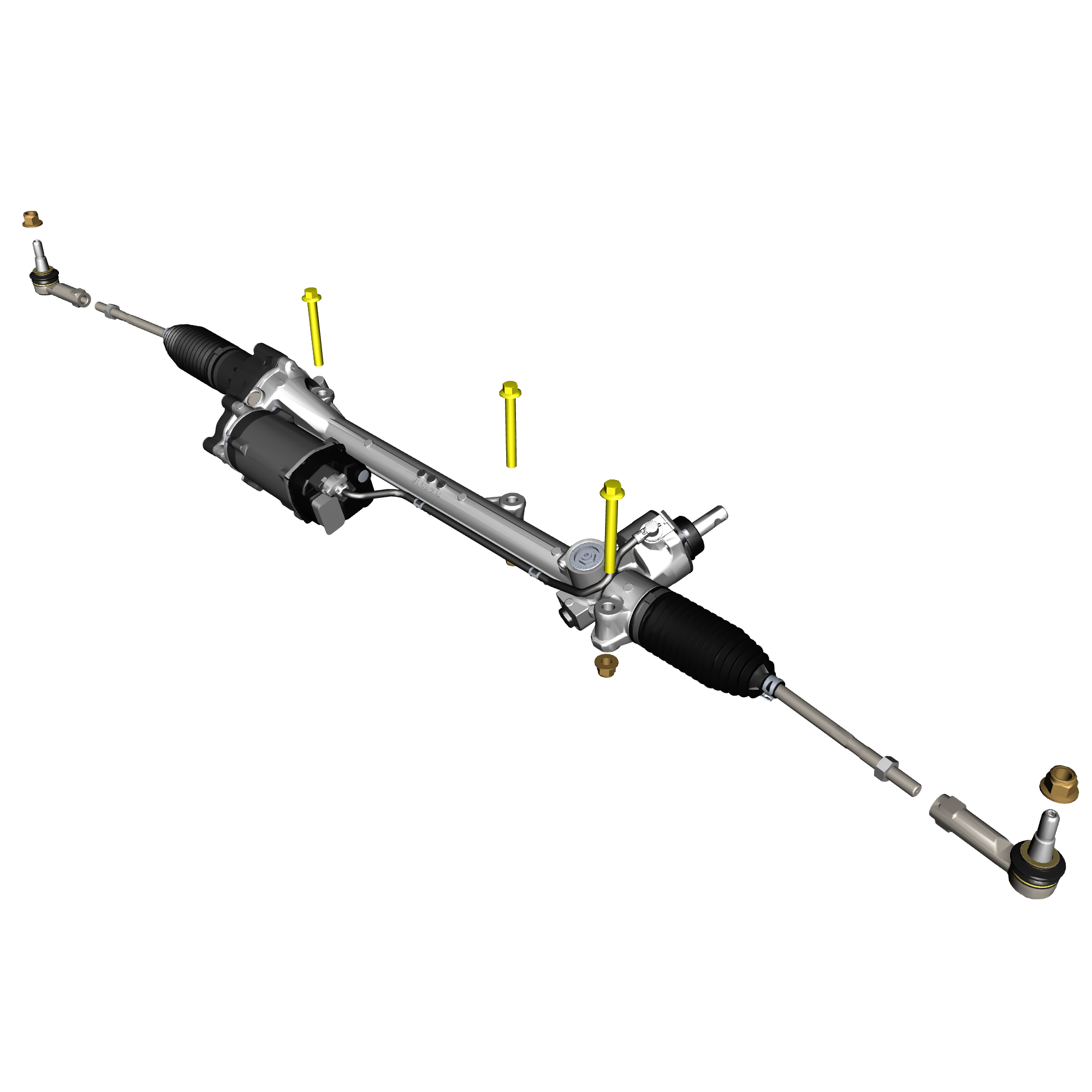 car:VANTAGE SP,item_no:,quantity:3.0,reference:VANTAGE_SP_PartsCatalogue-110101-10 Steering Rack Assembly