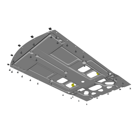 car: TARAF,item_no: nan,quantity: 5,reference: TARAF_PartsCatalogue-013401-01 Front Undertray