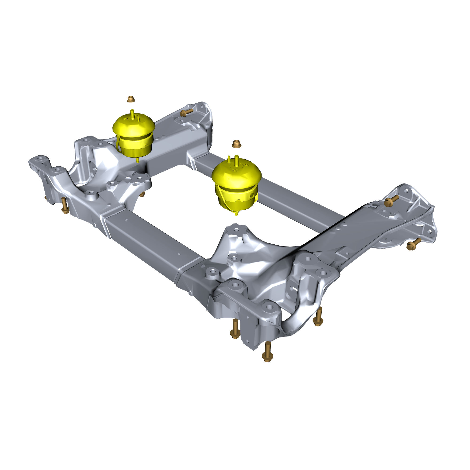 car: VANTAGE V12S,item_no: nan,quantity: 2,reference: VANTAGE_V12S_PartsCatalogue-020103-01 Front Subframe & Mountings