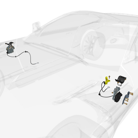 car: DB11,item_no: nan,quantity: 1,reference: DB11_PartsCatalogue-011401-10 Bonnet Latch System