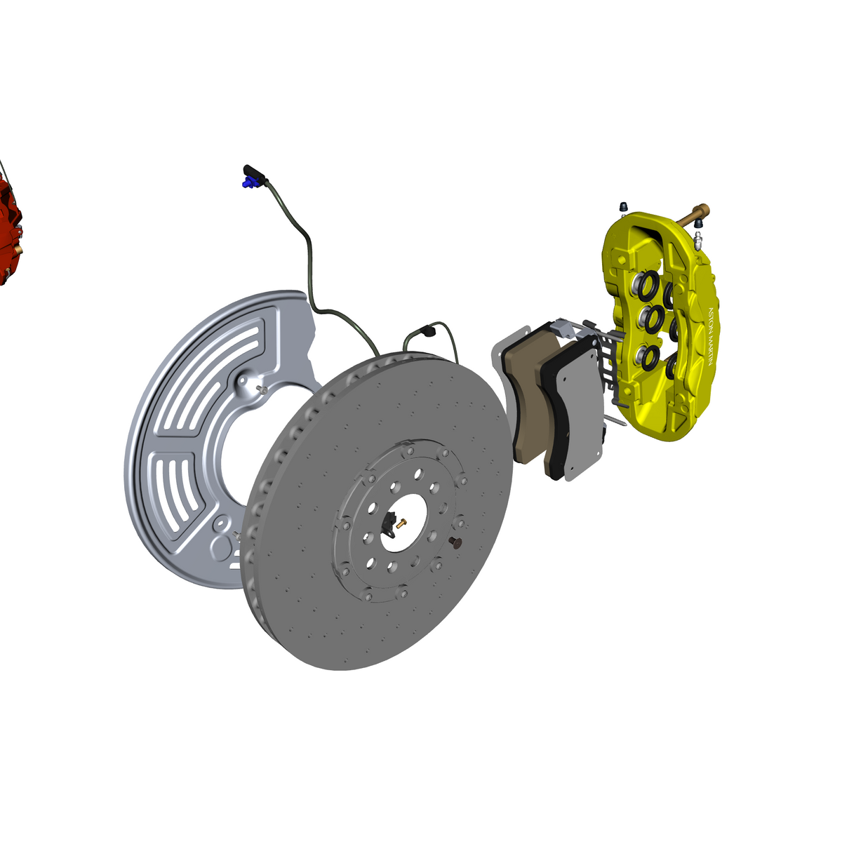 car: VANTAGE,item_no: nan,quantity: 1,reference: VANTAGE_25_PartsCatalogue-060300-10 Front CCB Brakes
