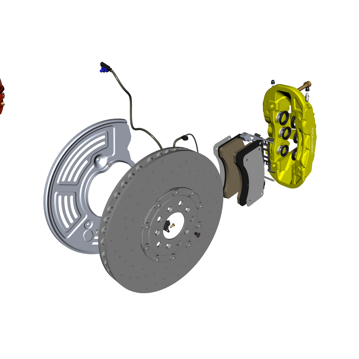 car: DB12,item_no: nan,quantity: 1,reference: DB12_24_PartsCatalogue-060300 Front CCB Brakes