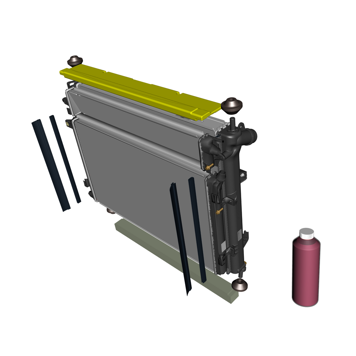 car: DBX,item_no: nan,quantity: 1,reference: DBX_PartsCatalogue-530201-10 Central Radiator Pack