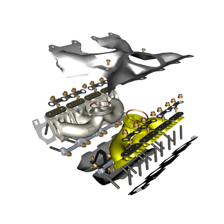car:DB12,item_no:,quantity:1,reference:DB12_24_PartsCatalogue-032112-10 Exhaust Manifold