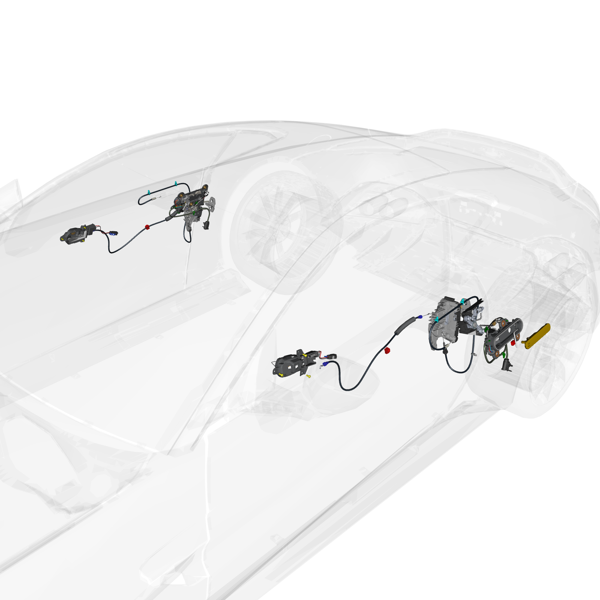car:VANTAGE,item_no:,quantity:6,reference:VANTAGE_25_PartsCatalogue-011404-10 Door Latch System