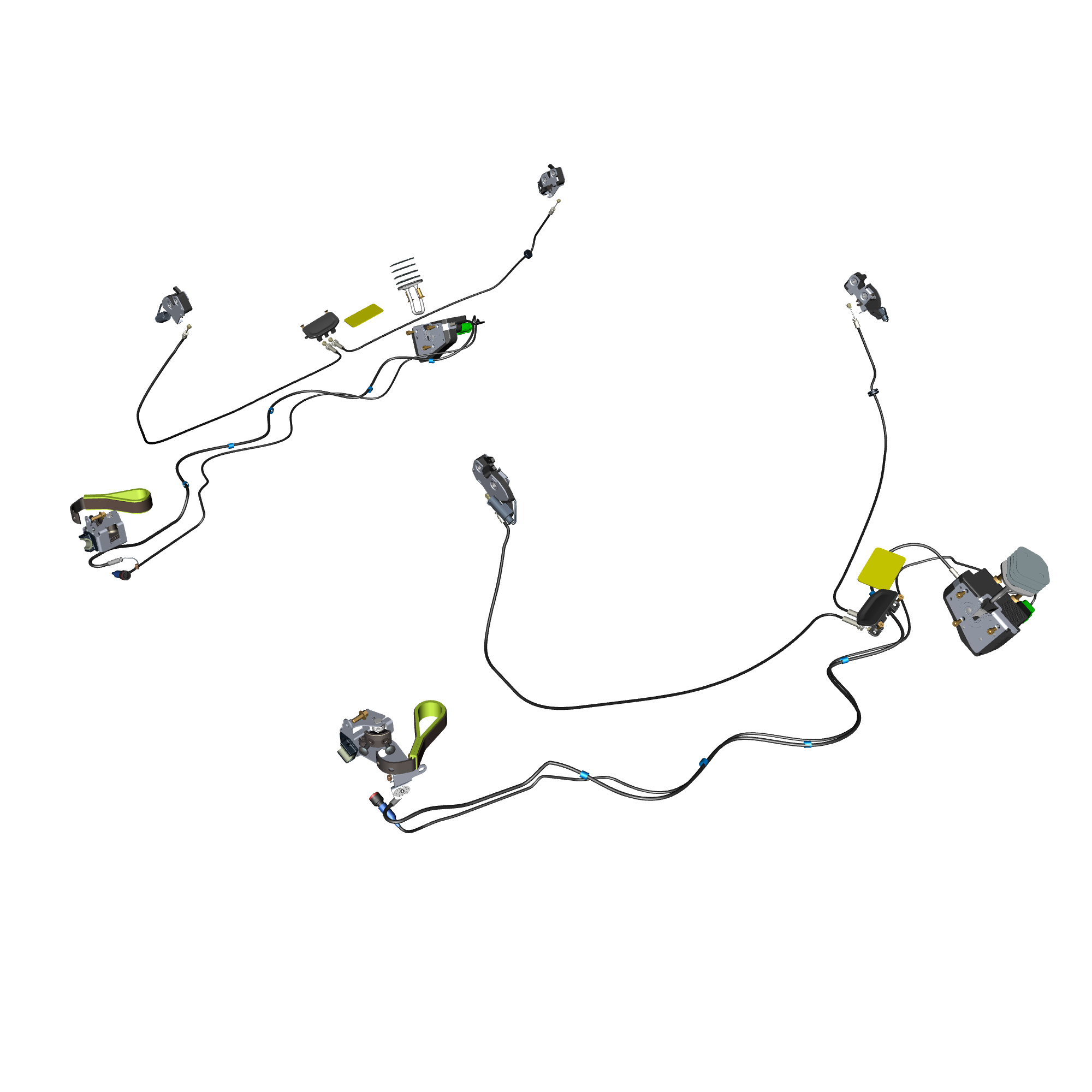 car: VALKYRIE,item_no: nan,quantity: 2,reference: VALKYRIE_PartsCatalogue-011412-20 Door Latch System - Spider