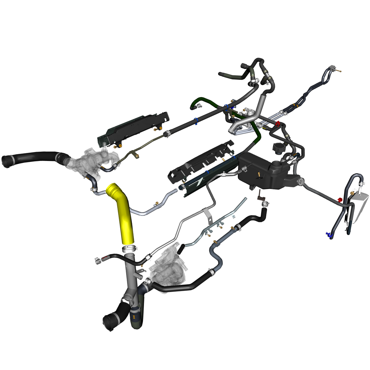 car:taraf,item_no:,quantity:1,reference:taraf_partscatalogue-030300-01 coolant hoses & reservoir