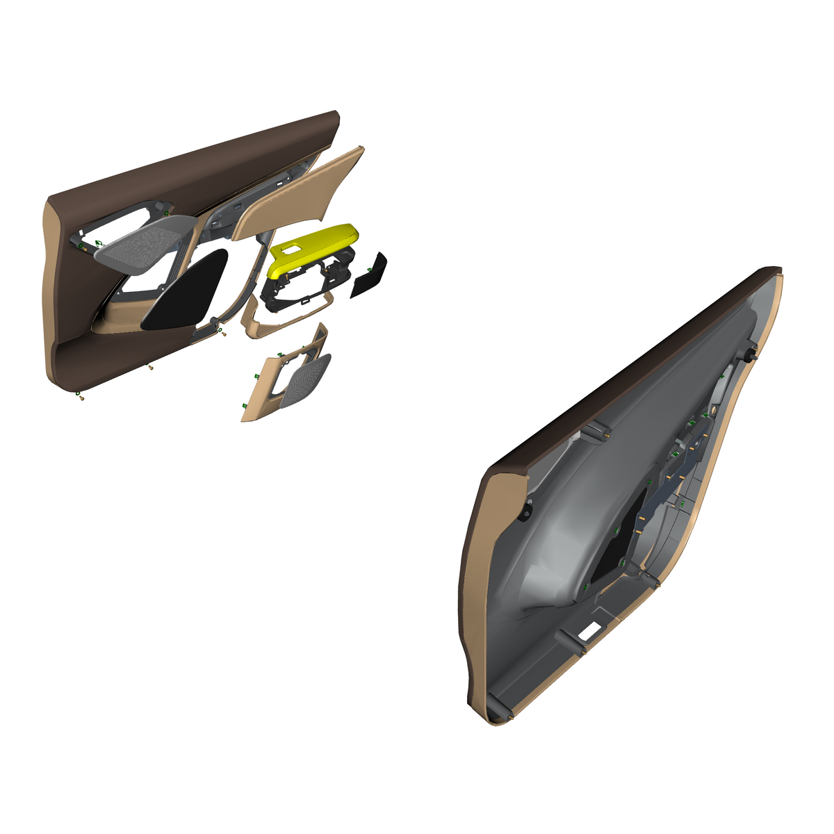 car: TARAF,item_no: nan,quantity: 1,reference: TARAF_PartsCatalogue-010508-01 Rear Door Trim