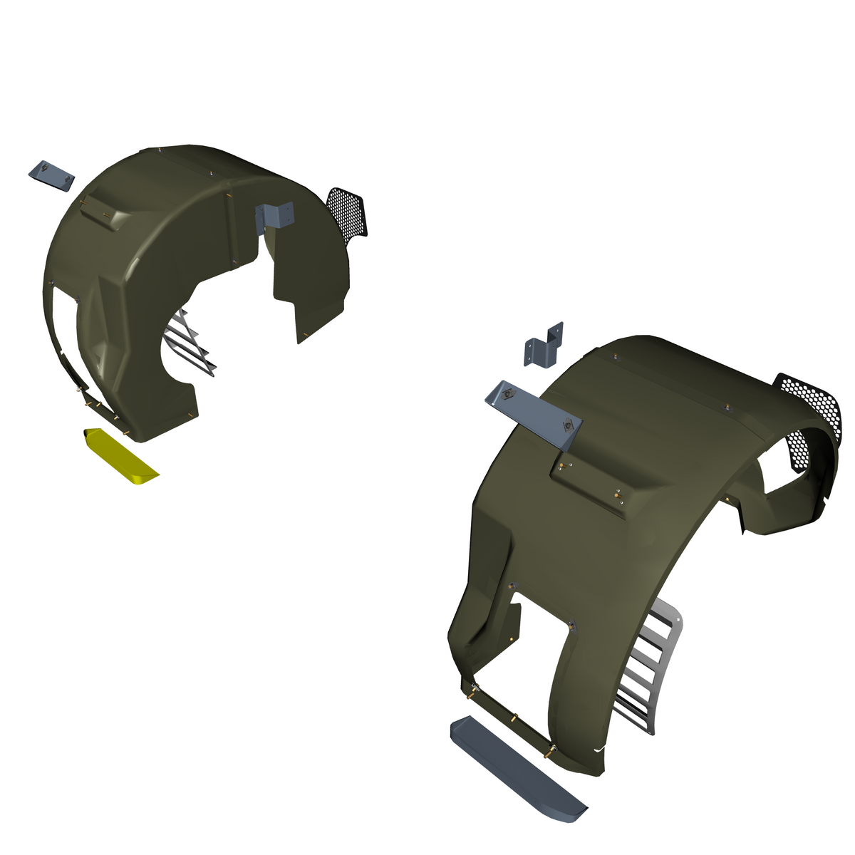 car: VULCAN,item_no: nan,quantity: 1,reference: VULCAN_PartsCatalogue-010805-01 Rear Wheelarch Liners