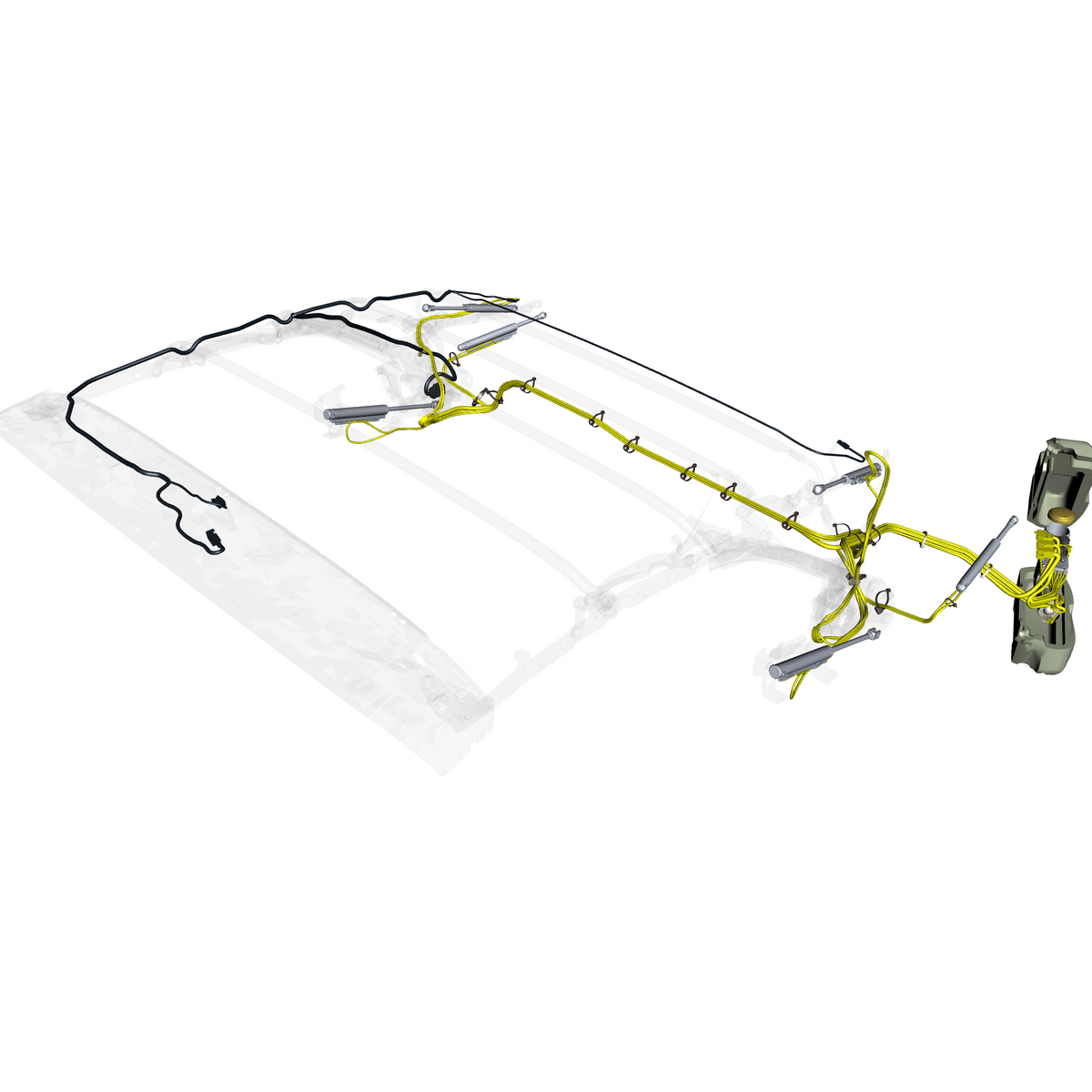 car: DB12,item_no: nan,quantity: 1,reference: DB12_24_PartsCatalogue-011701-40 Roof Electrical and Hydraulics