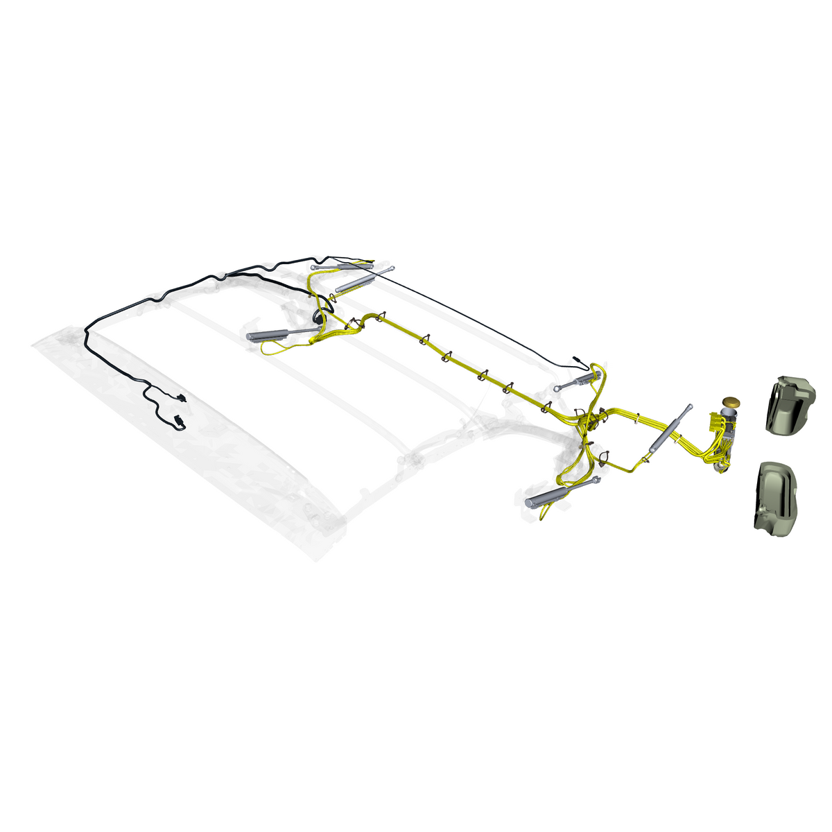 car: DB11,item_no: nan,quantity: 1,reference: DB11_PartsCatalogue-011701-40 Roof Electrical and Hydraulics
