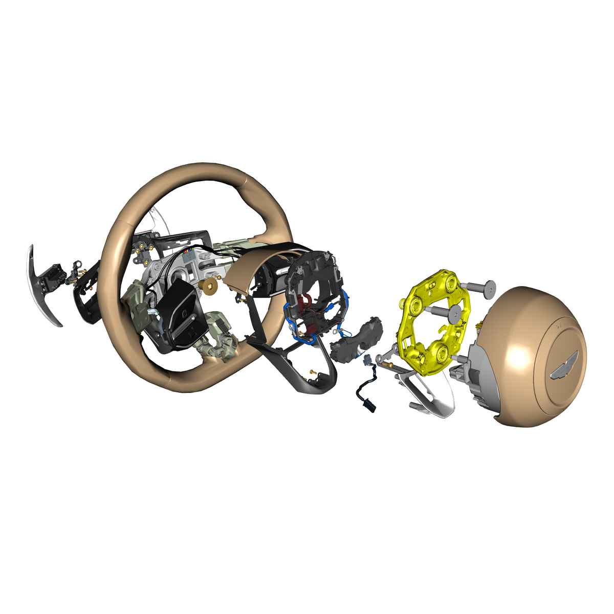car: VANQUISH,item_no: nan,quantity: 1,reference: VANQUISH_25_PartsCatalogue-110601 Steering Wheel