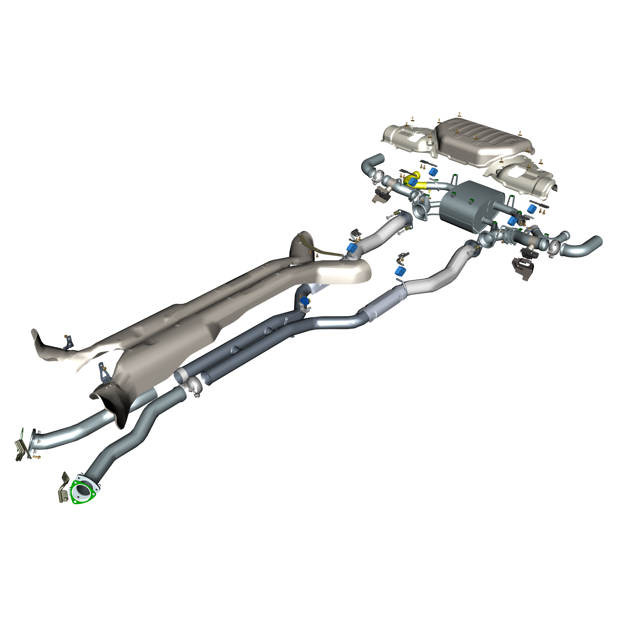 car:dbs zagato,item_no:,quantity:1,reference:dbs_zagato_partscatalogue-090300-10 exhaust pipes & shields