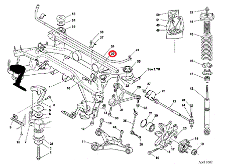 Image of REAR STABILISER BAR BUSH