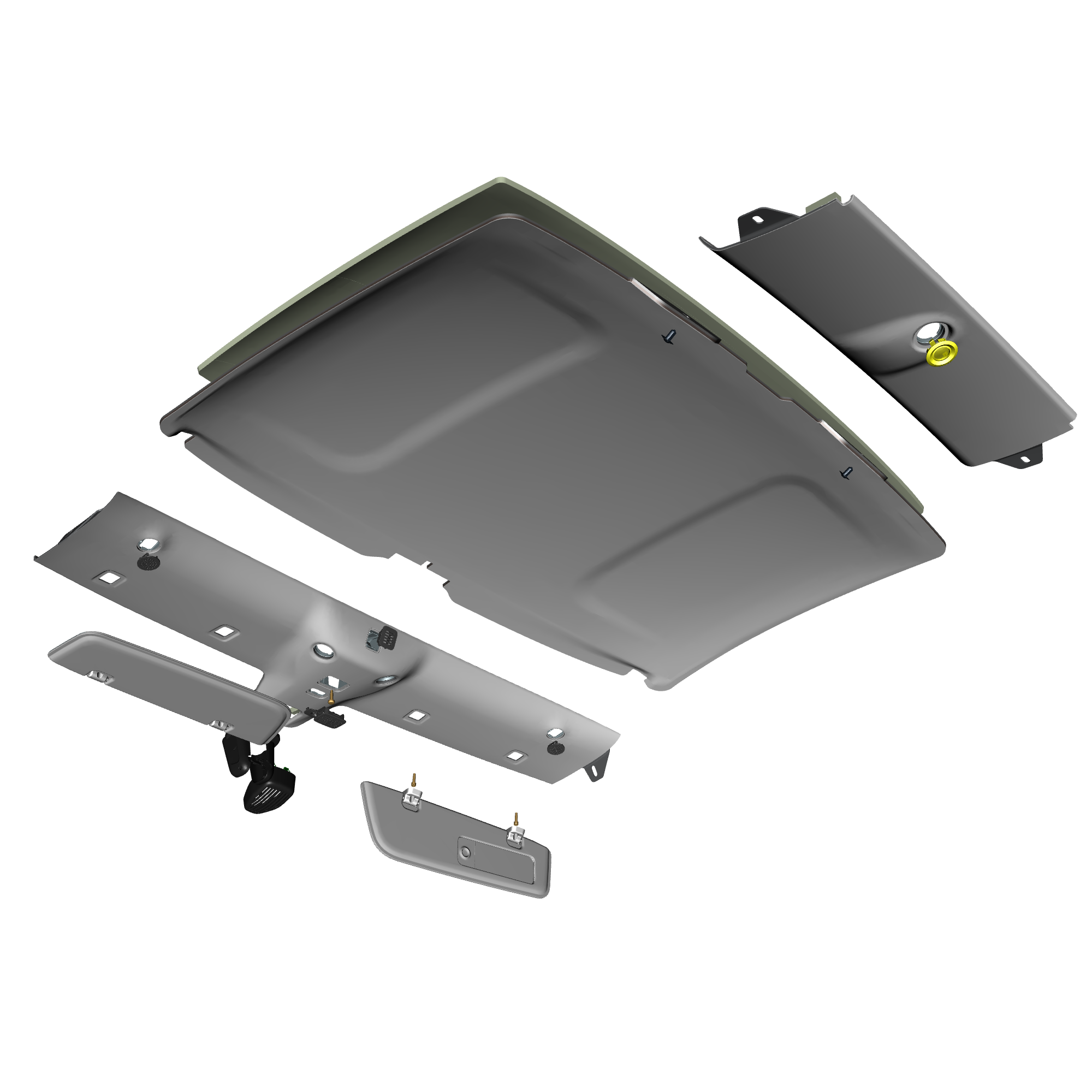 car:vantage,item_no:,quantity:1,reference:vantage_19_partscatalogue-010503-10 headliner assembly