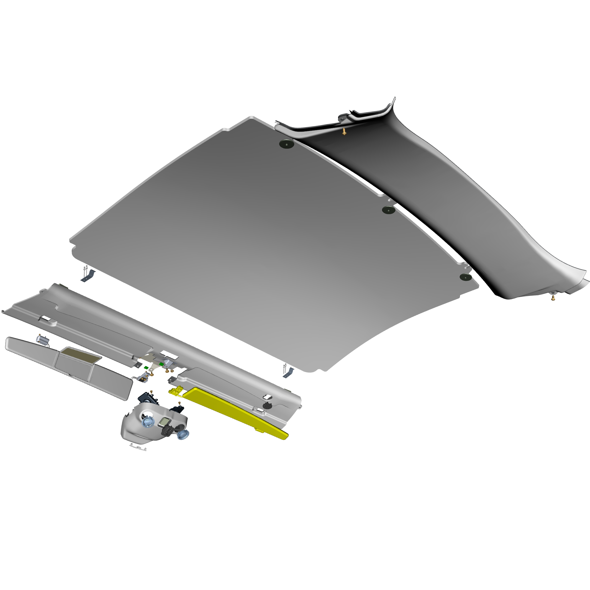 car: VANTAGE V12S,item_no: nan,quantity: 1,reference: VANTAGE_V12S_PartsCatalogue-010503-B1 Headliner Assembly