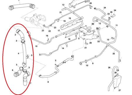 Image of WATER BYPASS TUBE PIPE