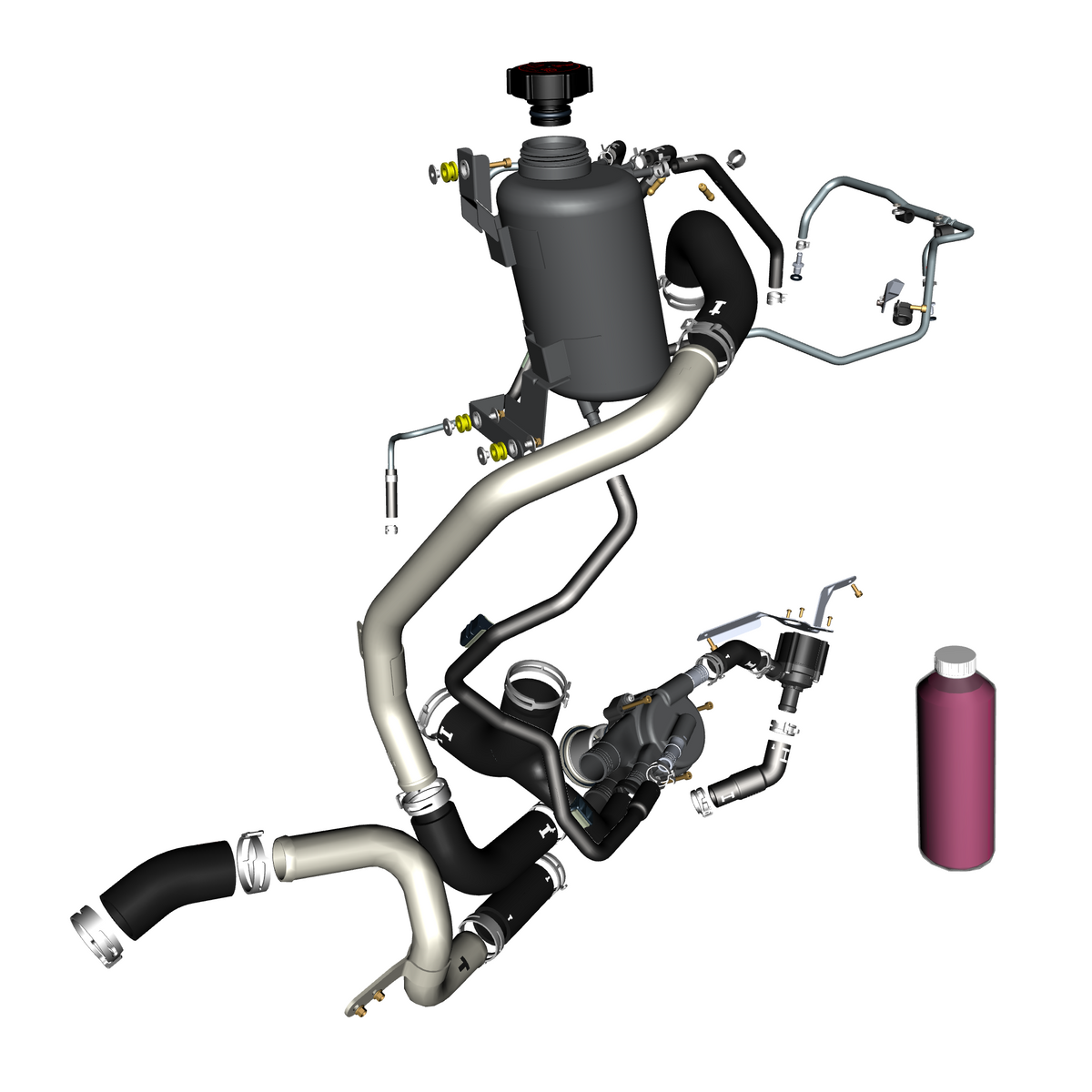 car: VALKYRIE,item_no: nan,quantity: 3,reference: VALKYRIE_PartsCatalogue-030304-00 Reservoir and Hoses