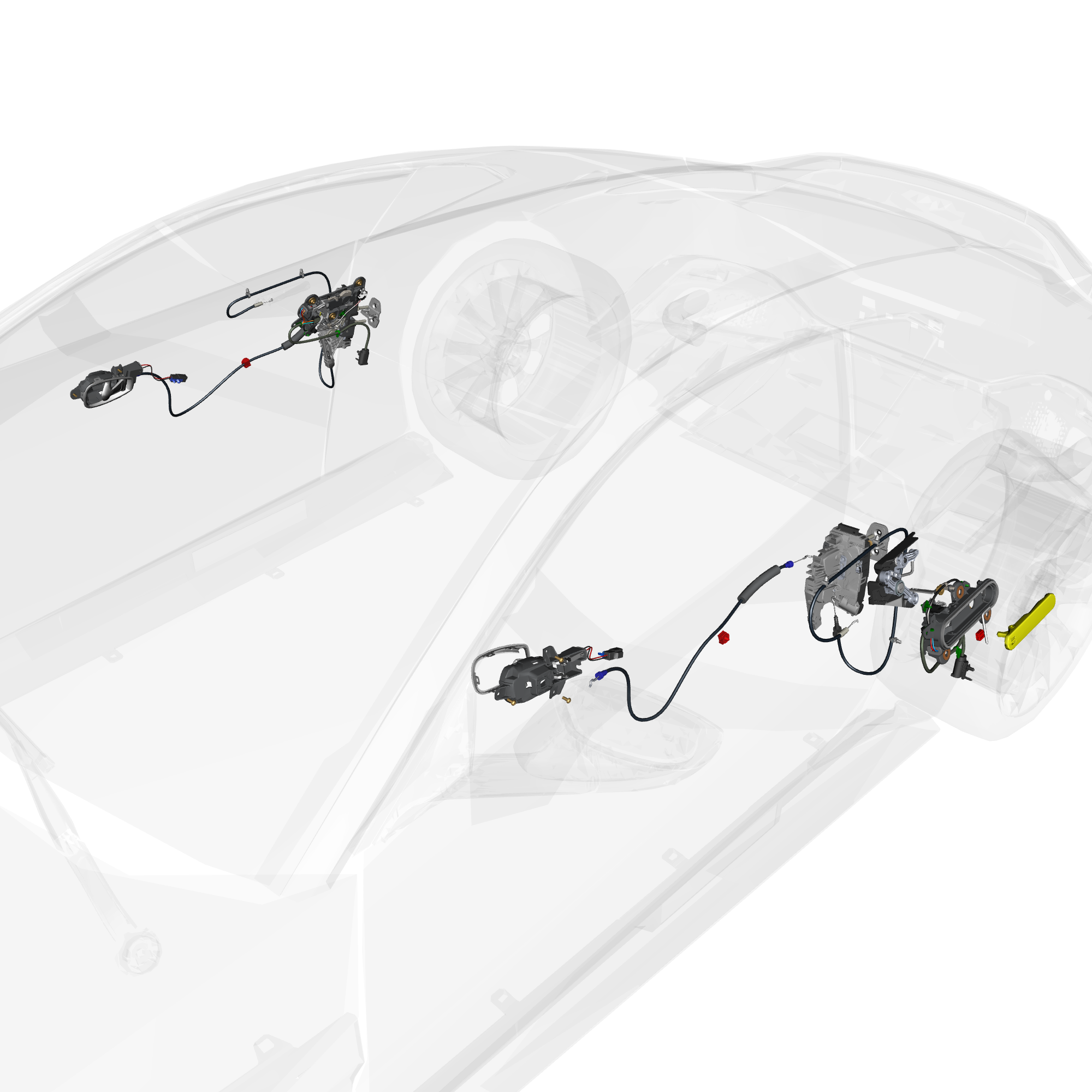 car:vantage,item_no:,quantity:2.0,reference:vantage_19_partscatalogue-011404-10 door latch system