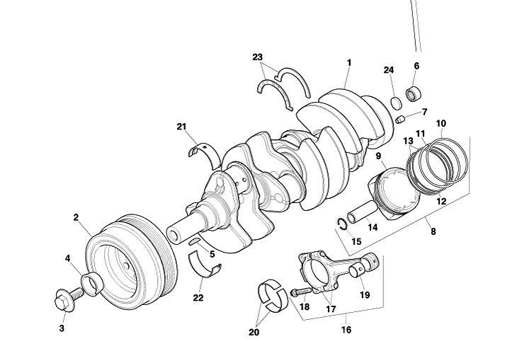 Image of CLUTCH PILOT  SPIGOT BEARING