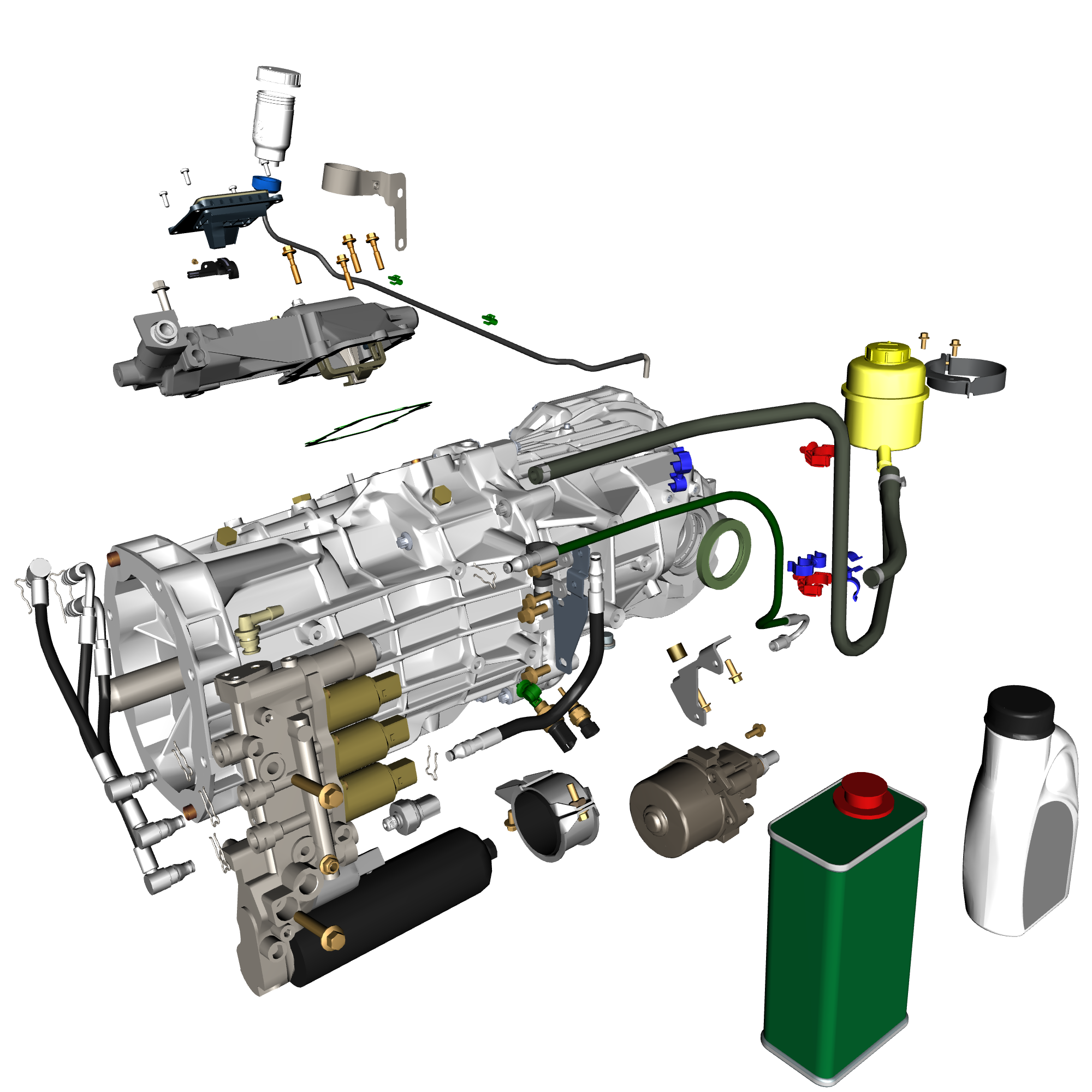 car:VANTAGE V12S,item_no:,quantity:1,reference:VANTAGE_V12S_PartsCatalogue-070300-01 Transmission Assembly