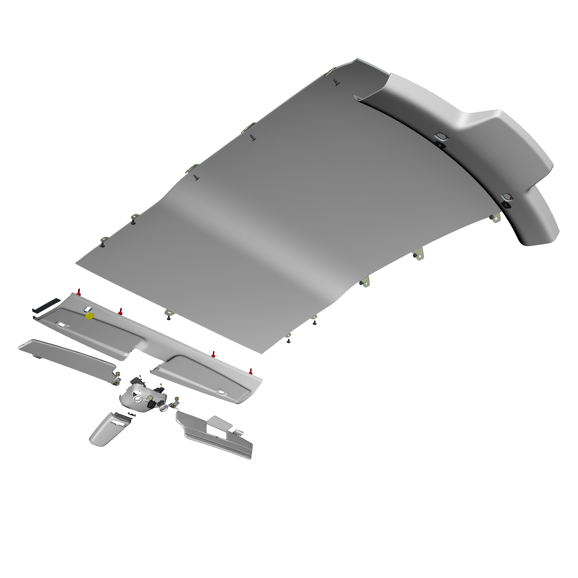 car: TARAF,item_no: nan,quantity: 1,reference: TARAF_PartsCatalogue-010503-01 Headliner Assembly