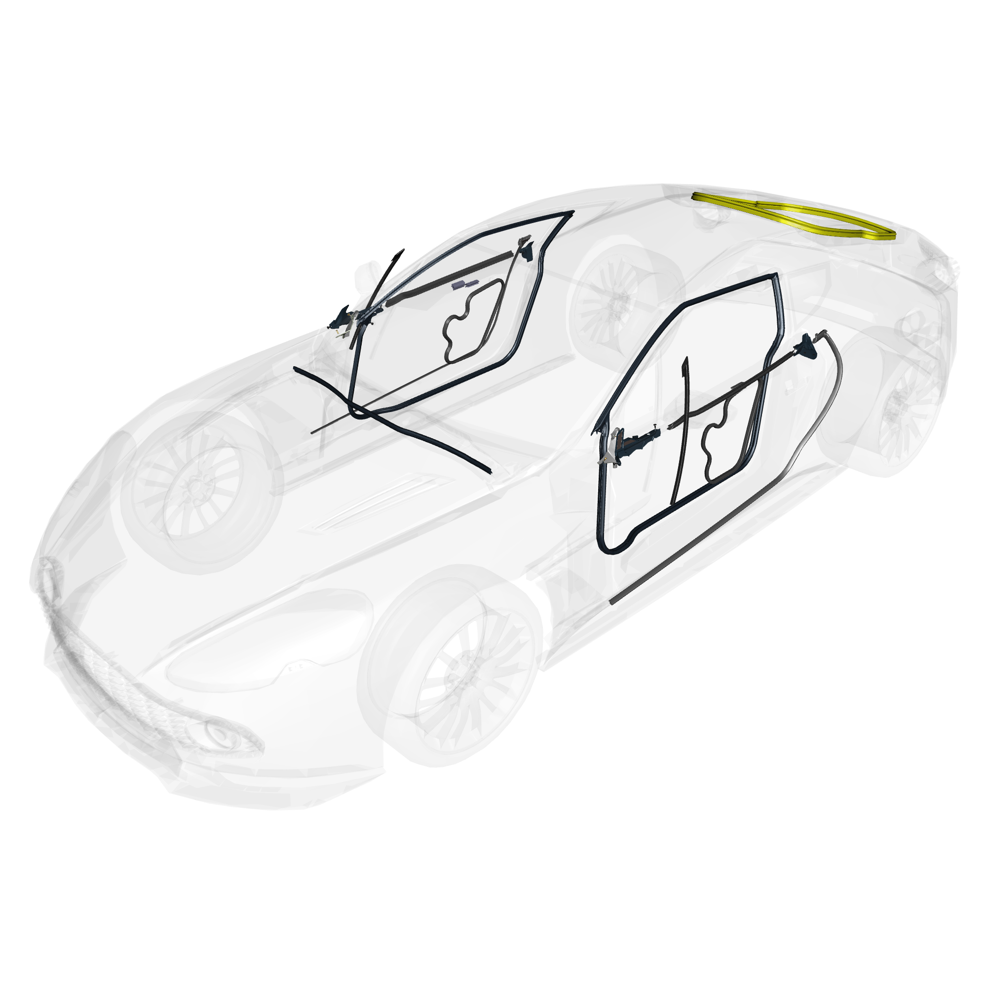 car: VANQUISH ZAGATO,item_no: nan,quantity: 1,reference: VANQUISH_ZAGATO_PartsCatalogue-010701-10 Dynamic Weatherstrips