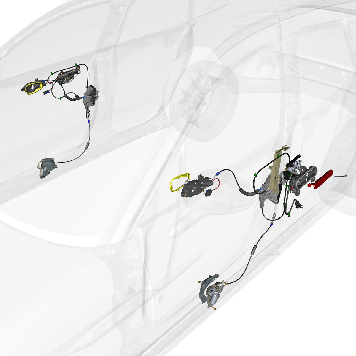 car: DBX,item_no: nan,quantity: 2,reference: DBX_PartsCatalogue-310905-10 Front Door Latch