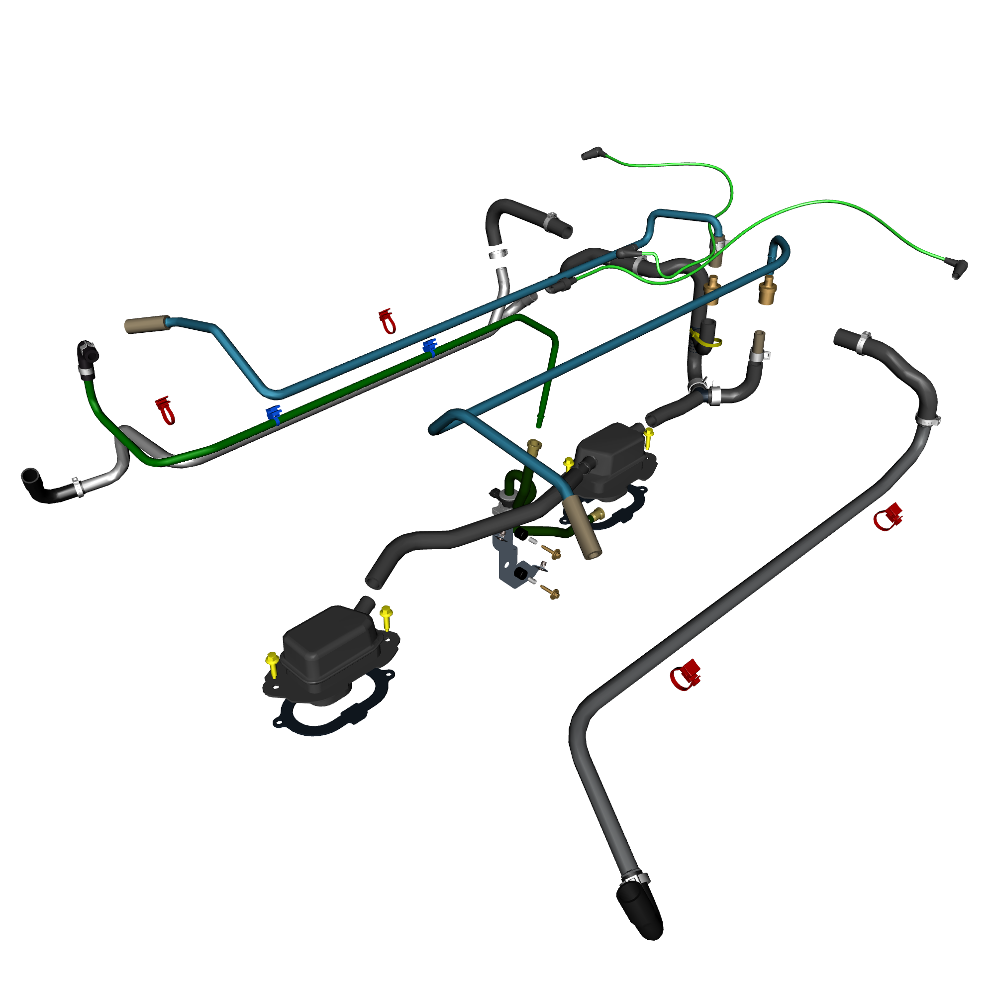 car:VANTAGE V12S,item_no:,quantity:4,reference:VANTAGE_V12S_PartsCatalogue-032100-02 Emission Hoses Engine
