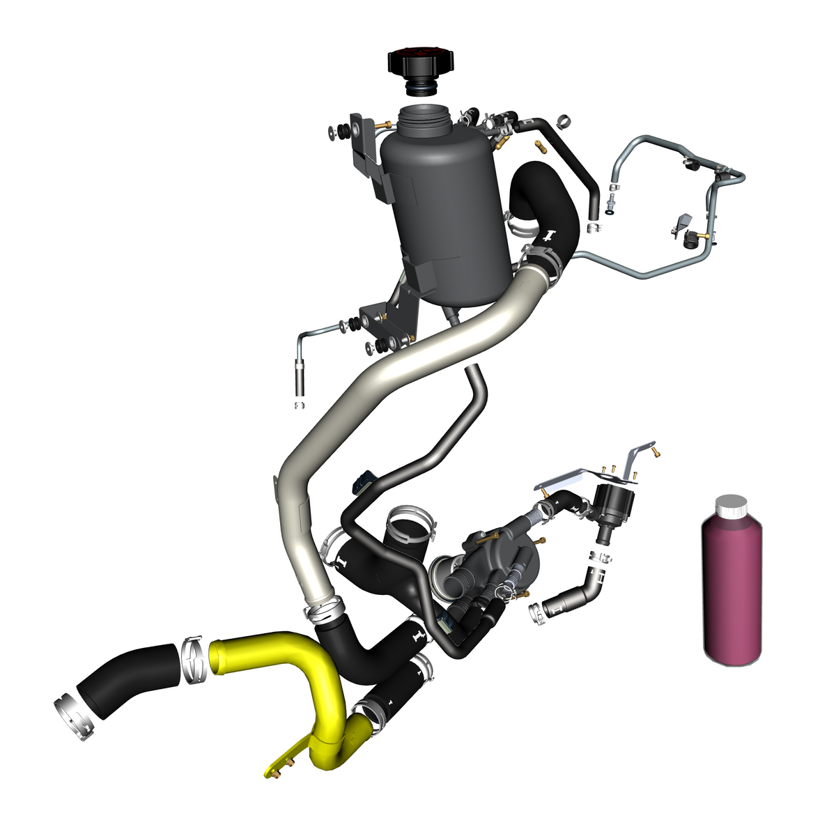car: VALKYRIE,item_no: nan,quantity: 1,reference: VALKYRIE_PartsCatalogue-030304-00 Reservoir and Hoses