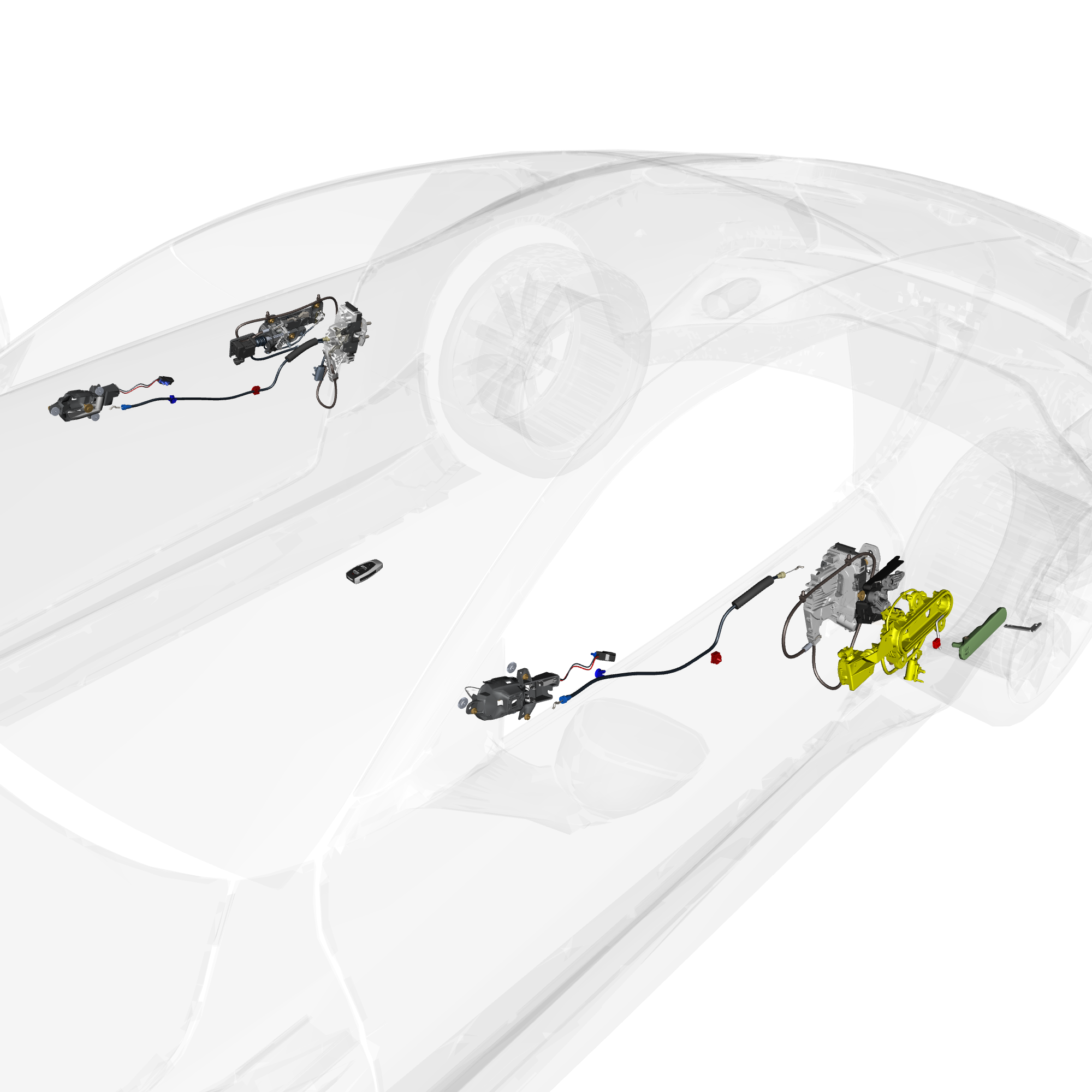 car: DB12,item_no: nan,quantity: 1.0,reference: DB12_24_PartsCatalogue-011401 Door Latch System