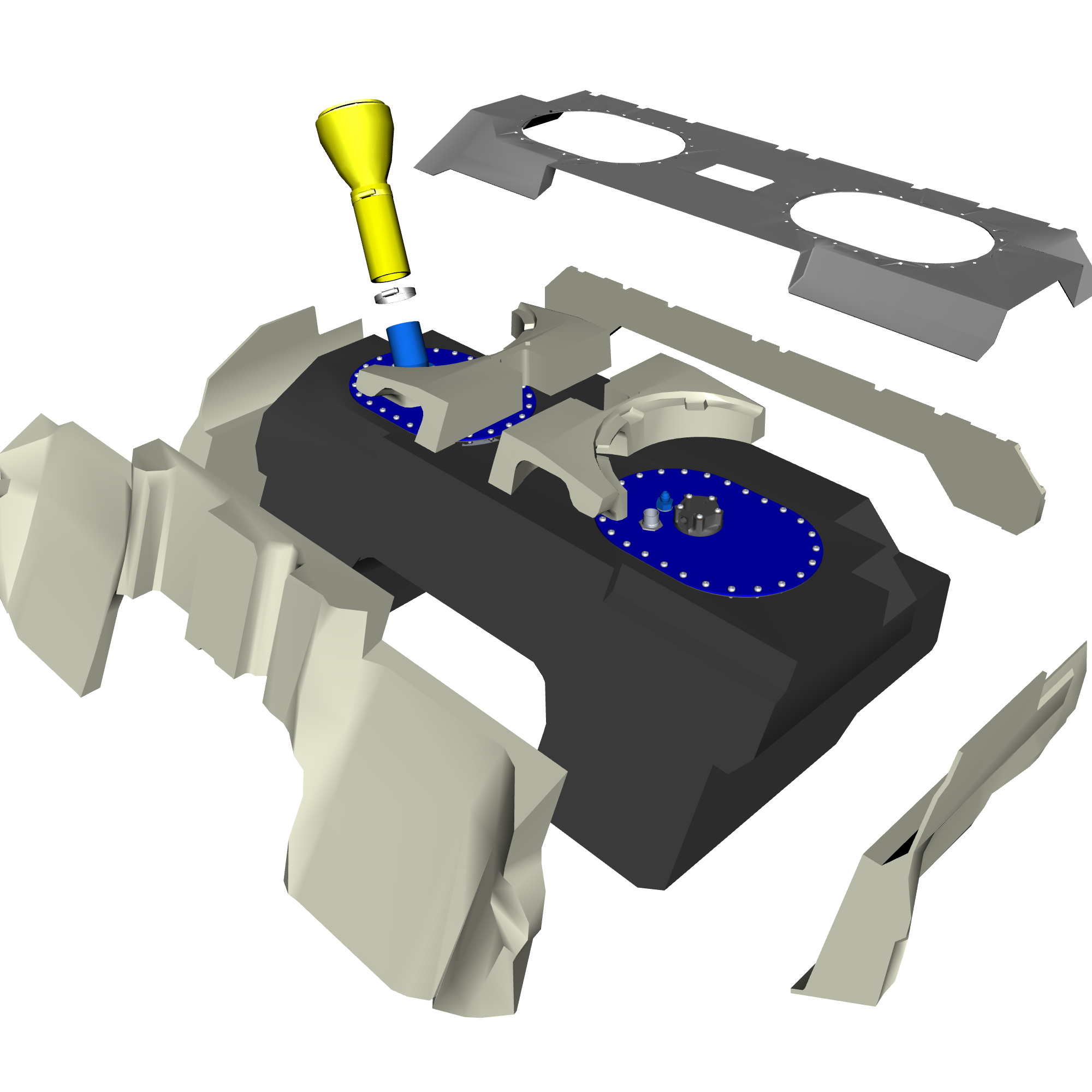 car: VULCAN,item_no: nan,quantity: 1,reference: VULCAN_PartsCatalogue-100101-01 Fuel Tank Assembly