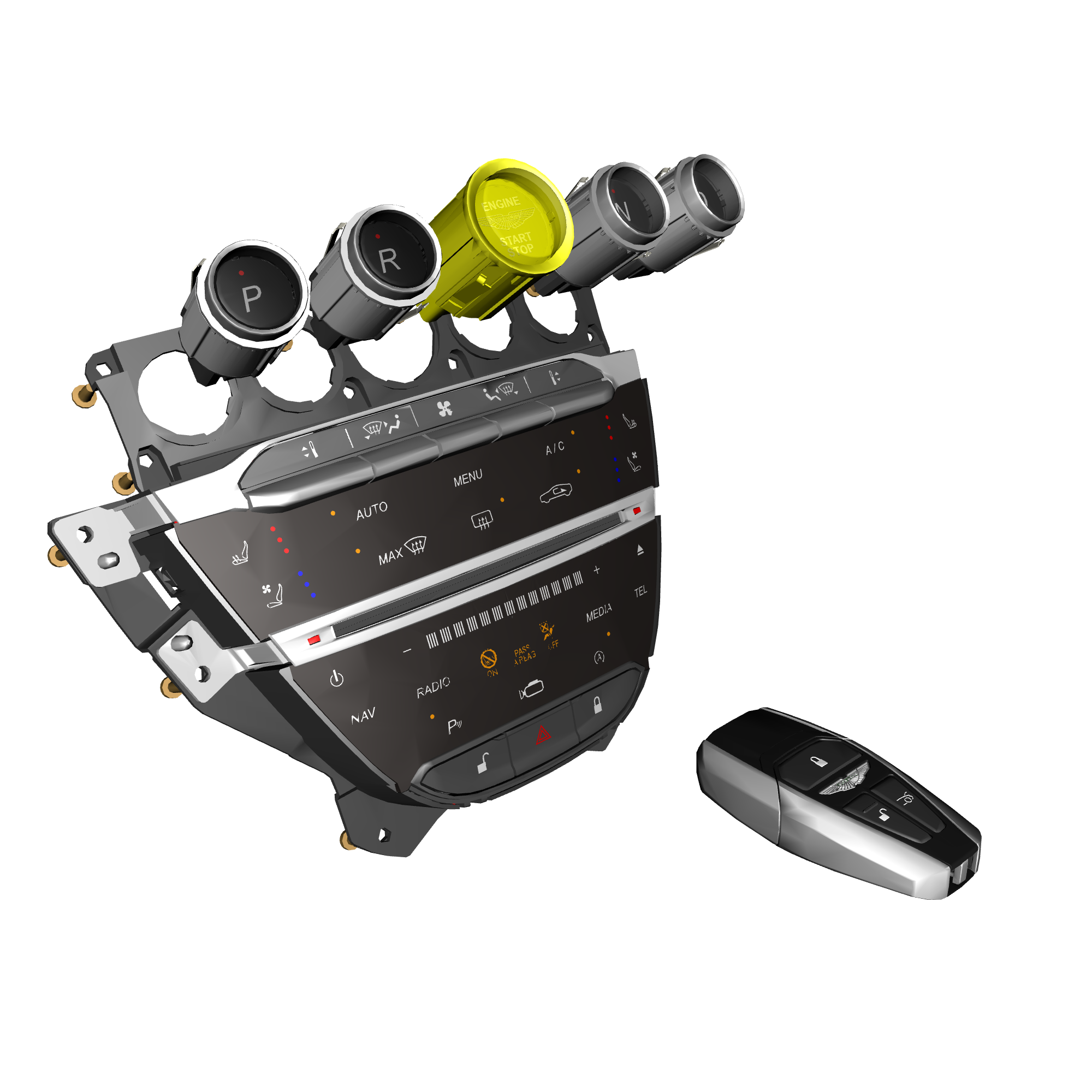 car: DBS,item_no: nan,quantity: 1.0,reference: DBS_19_PartsCatalogue-180301-10 Centre Stack Switches